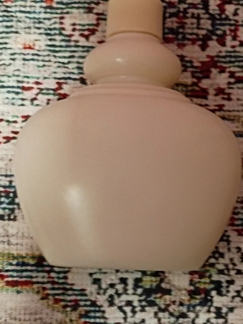 Avon Vintage Pink Floral Ceramic Lotion Pump